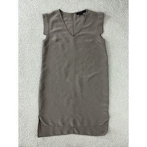 All Saints Taupe Mini Dress